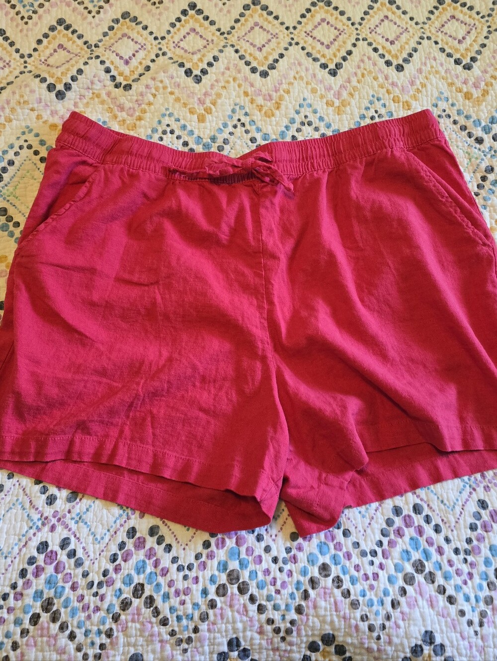 Womans Iyla Linen Blend Lounge Shorts